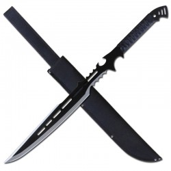 Black 28'' Machete 3mm Thickness with Sheath (24/12/31*15*12/48)