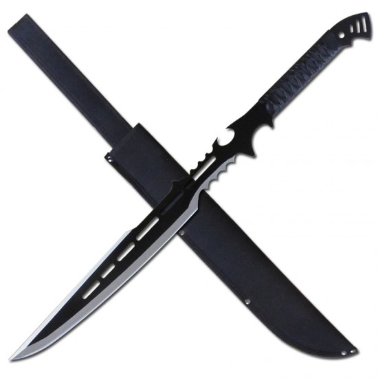 Black 28'' Machete 3mm Thickness with Sheath (24/12/31*15*12/48)