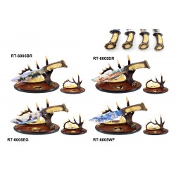 BEAR FANTASY KNIFE RESIN ART BLADE WITH STAND (12/cs)