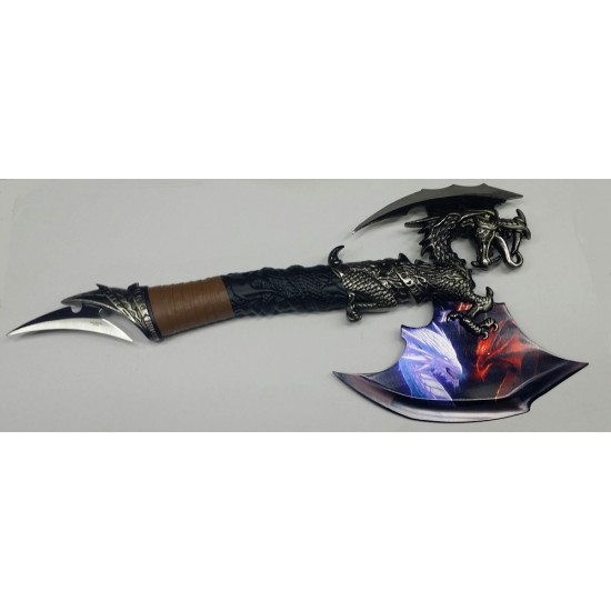 FANTASY DRAGON AXE 16.92'' WITH STAND (12/-/28*19*10/40)