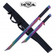 Rainbow 28" & 18" Machete Set with Sheath {12/6/30*7*13/30}