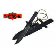 Black 14.5'' Survival Knife with Kit and Sheath (24/12/17*15*13/37)