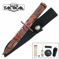 8.5" Survival Knife with Nylon Sheath (60/1/17*16*10/34)