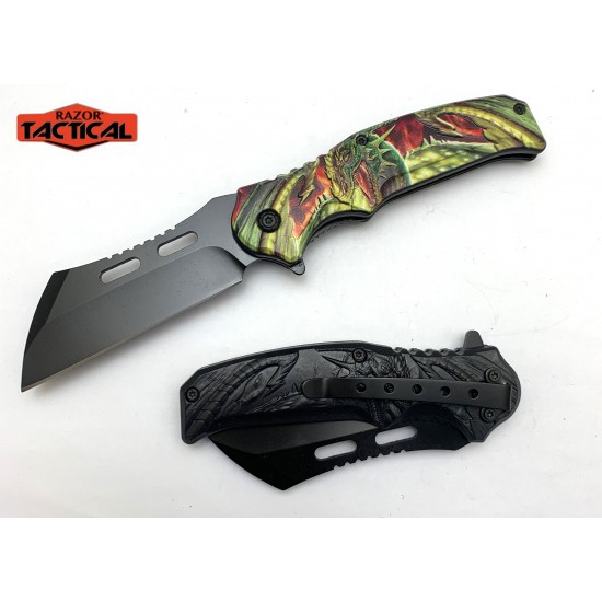 Gold Action Assist Knife ABS Handle (120/12/13*10*17/36)