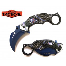 Blue Action Assist Knife ABS Handle (120/12/13*11*18/40LB) Blue Action Assist Knife ABS Handle (120/12/13*11*18/40LB)