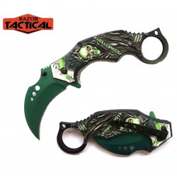 Green Action Assist Knife ABS Handle (120/12/13*11*18/40LB) Green Action Assist Knife ABS Handle (120/12/13*11*18/40LB)