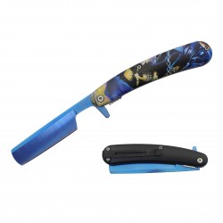 5" Closed Spring Assist Razor Knife Skull (120/12/13*9*16/34)