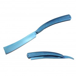 7.25" Closed Straight Razor Knife Titanium Coated (100/10/17*11*10/41) 7.25" Closed Straight Razor Knife Titanium Coated (100/10/17*11*10/41)