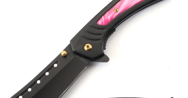 Spring Assist knife W/ Inlay Handle (120/cs)