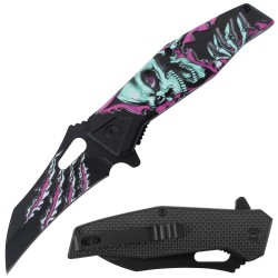 Assisted Knife 3D Print Plastic Handle 4.5" closed. (100/10/12*12*12/31) Assisted Knife 3D Print Plastic Handle 4.5" closed. (100/10/12*12*12/31)