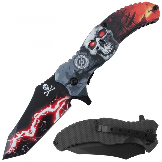 Assisted Knife 3D Print Plastic Handle 4.5" closed. (100/10/13*11*11/35)