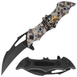 Assisted Knife 3D Print Plastic Handle 4.5" closed. (120/12/12*9*16/27)