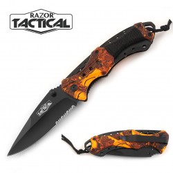 Spring Assisted Knife w/ABS Handle,  4.5" closed (120/12/12*9*17/40)