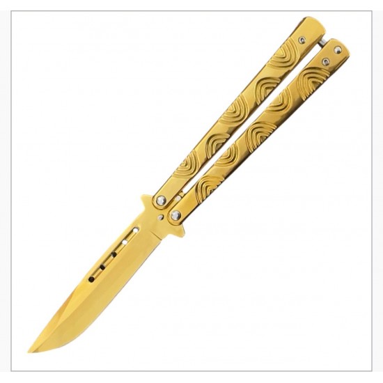 Special "Y" Knife, 4" Blade, 9.25" Overall Gold (96/12/13*8*12/43)