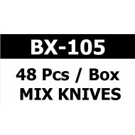 Razor Tactical Box of 48 Assorted Knives (10.5*6.5*4.75/12.1) 