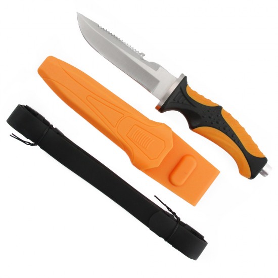 DIVING KNIFE 9.5'' WITH SHEATH, BLISTER PACK.