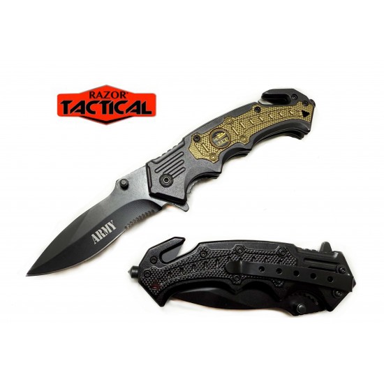 Army Folding Knife w/ Metal Handle (60/12/17*10*7/27)