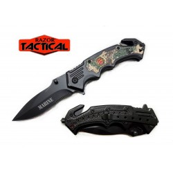 MARINE Folding Knife w/ Metal Handle (60/12/17*10*7/27)