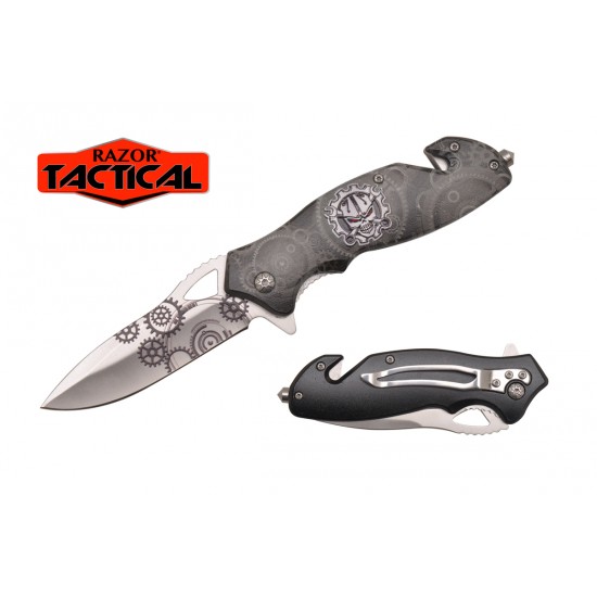 RT-7123BK Spring Assist Knife, 4.5" Closed  (120/12/12*9*17/45)