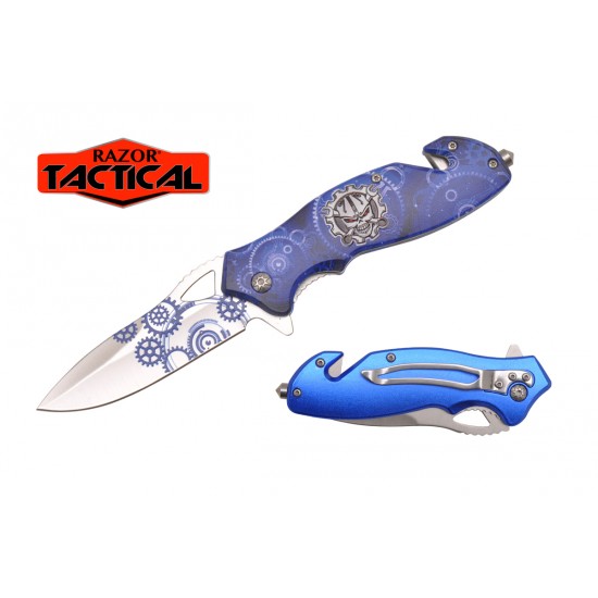 RT-7123BL Spring Assist Knife, 4.5" Closed  (120/12/12*9*17/45)