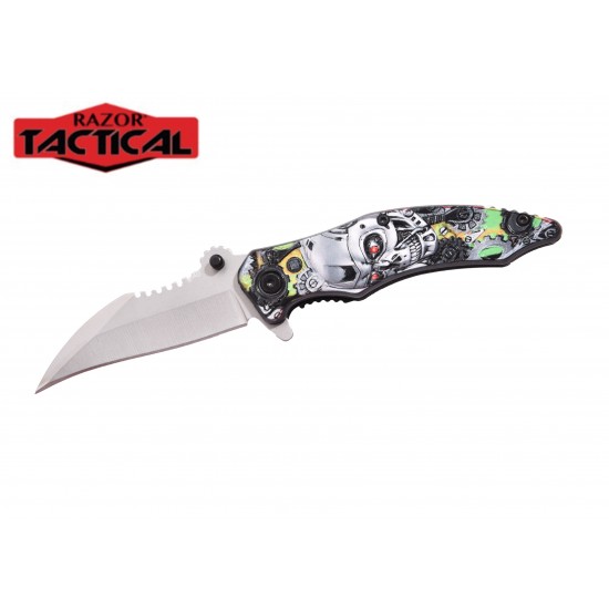 Spring Assist Knife, 4.5" Closed (120/12/12*8*17/35).