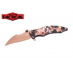 Spring Assist Knife, 4.5" Closed (120/12/12*8*17/35). Spring Assist Knife, 4.5" Closed (120/12/12*8*17/35).