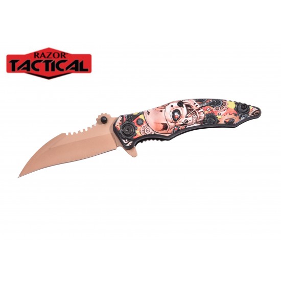 Spring Assist Knife, 4.5" Closed (120/12/12*8*17/35).