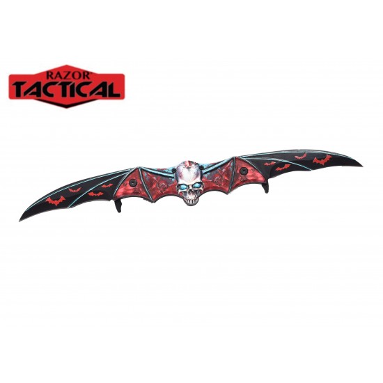 Skull BAT Double Blade Knife 13.5" Overall (72/12/15*10*12/41)