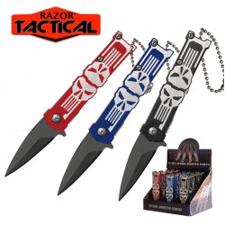 RT-101 MINI PUNISHER SPRING ASSIST KNIFE 2.75'' 12PCS DISPLAY. (24/6/13*10*15/29) RT-101 MINI PUNISHER SPRING ASSIST KNIFE 2.75'' 12PCS DISPLAY. (24/6/13*10*15/29)