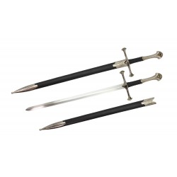 KING SWORD 40.35 '' WITH SCABBARD (10/1/40) KING SWORD 40.35 '' WITH SCABBARD (10/1/40)