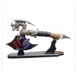 FANTASY DRAGON AXE 16.92'' WITH STAND (12/-/28*19*10/40)