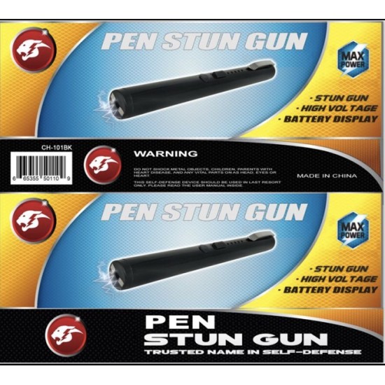 PEN STUN GUN BLACK (100/CS) PEN STUN GUN BLACK (100/CS)