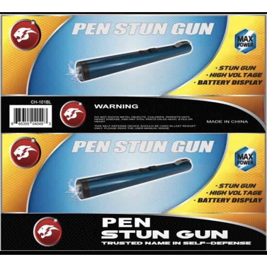 PEN STUN GUN BLUE (100/CS) PEN STUN GUN BLUE (100/CS)