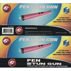 PEN STUN GUN PINK (100/CS)