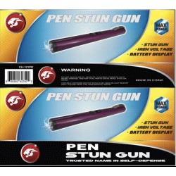 PEN STUN GUN PURPLR (100/CS)