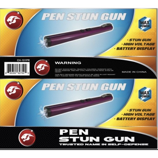 PEN STUN GUN PURPLR (100/CS) PEN STUN GUN PURPLR (100/CS)