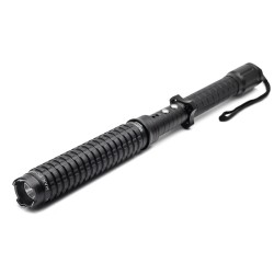 Cheetah Truncheon Extendable Flash Light Stun Gun, Black (25/-/ 11*16*21/ 42)