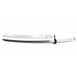 White 41" Full Tang, Hand Forged Dragon Sword (10/-/43*7*18/40) White 41" Full Tang, Hand Forged Dragon Sword (10/-/43*7*18/40)