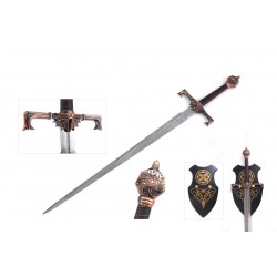 Bronze Sword 42.5" Overall with Wall Plaque (6CS/47*11*16/27LB) Bronze Sword 42.5" Overall with Wall Plaque (6CS/47*11*16/27LB)