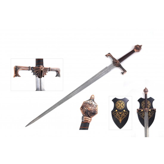 Bronze Sword 42.5" Overall with Wall Plaque (6CS/47*11*16/27LB)