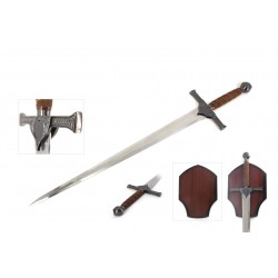 Sword 43" Overall with Wall Plaque (6/1/46*13*17/46LB) Sword 43" Overall with Wall Plaque (6/1/46*13*17/46LB)