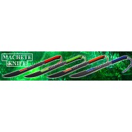 25'' Razor Tactical Machete with Sheath - Orange (20/10/28*9*17/36)