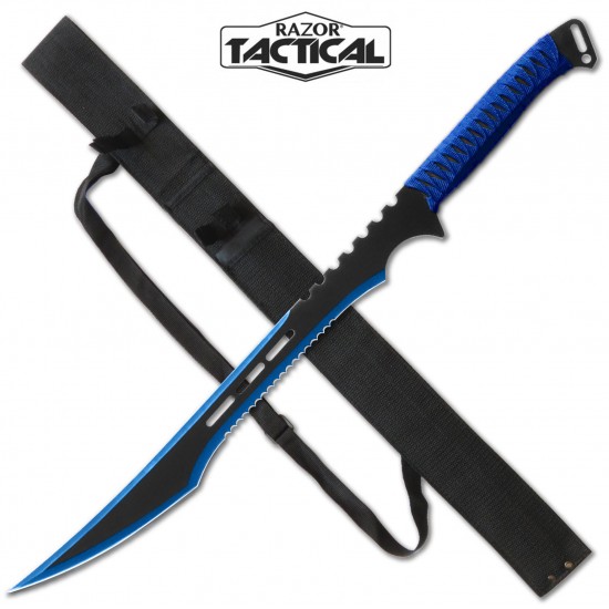 BLUE 27'' MACHETE WITH SHEATH (20/10/29*15*9/36)