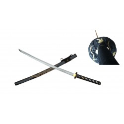 Black 41" Full Tang, Hand Forged Dragon Sword (10/-/43*7*18/40) Black 41" Full Tang, Hand Forged Dragon Sword (10/-/43*7*18/40)