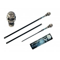 SKULL CANE SWORD 37''  (12/-/40*15*10/25) SKULL CANE SWORD 37''  (12/-/40*15*10/25)