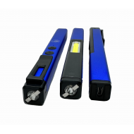 Cheetah Compact Pen Style Flash Light Stun Gun, Blue (150/1/17*15*10/35)