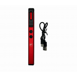 Cheetah Compact Pen Style Flash Light Stun Gun, Red (150/1/17*15*10/35)