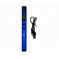 Cheetah Compact Pen Style Flash Light Stun Gun, Blue (150/1/17*15*10/35)