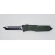 FURY Special OTF Knife. Green Handle, Tanto Blade (60/1/16*15*11/36)