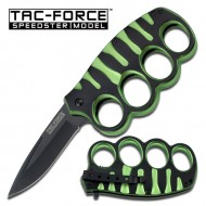 GREEN  Action Assist Finger Guard Knife 4.5" (100/10/17*12*11/40)